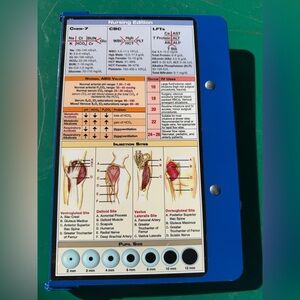 Blue Medical Reference Guide Clipboard